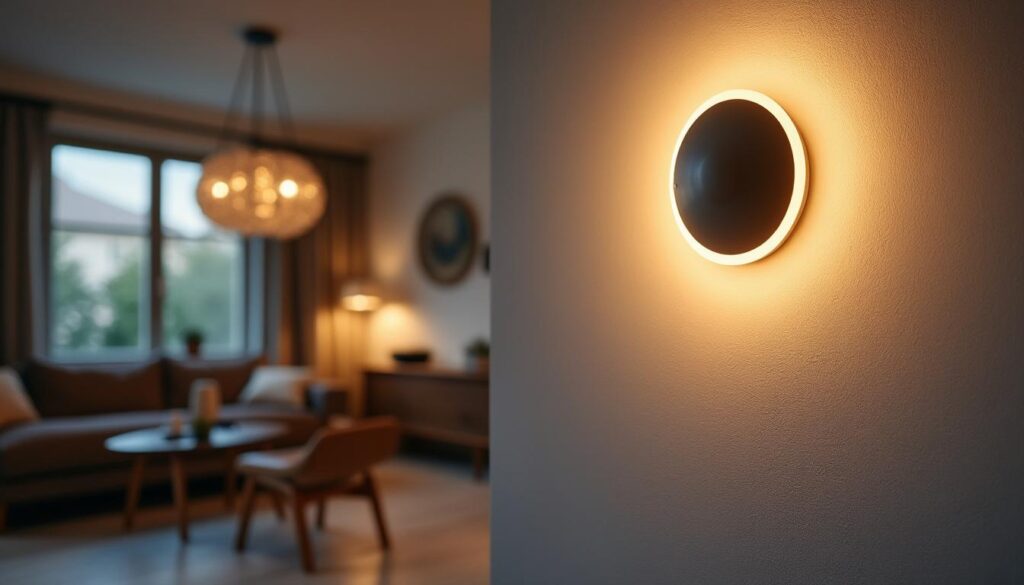 Intégrer un bandeau rétroéclairé avec une lampe murale dans sa décoration