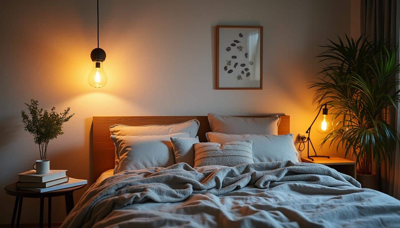 Idées de décoration avec une lampe murale pour une chambre cosy