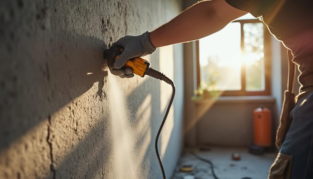 Comment fixer un clou au mur en béton dans la maison ?