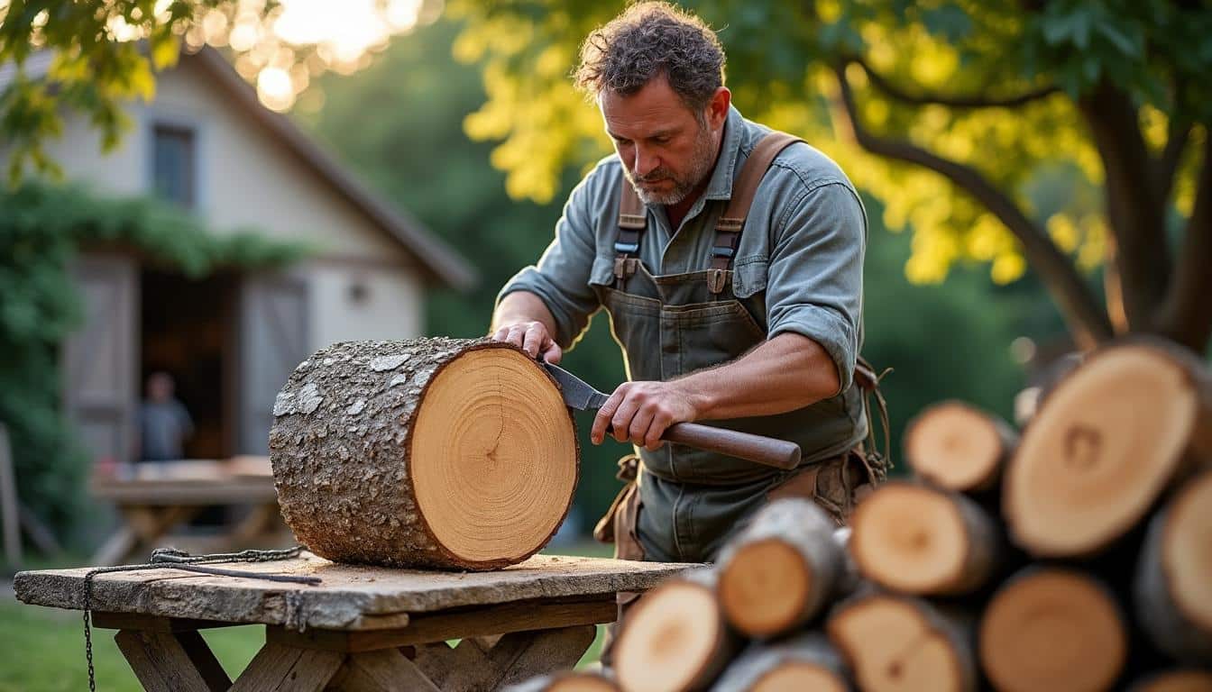 Illustration: Comprendre l’utilité et les types de scie pour la découpe des bûches