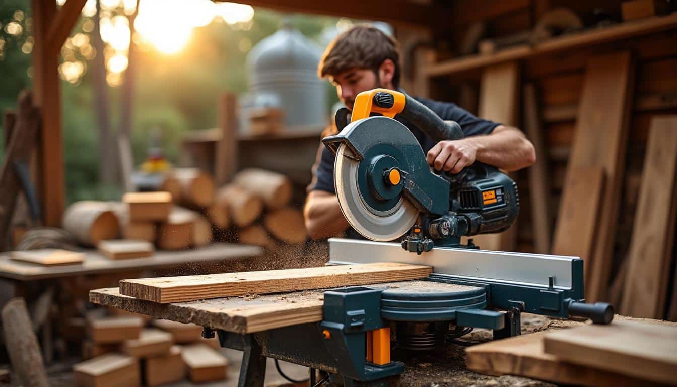 Illustration: Les éléments indispensables d’une scie pour la découpe performante des bûches