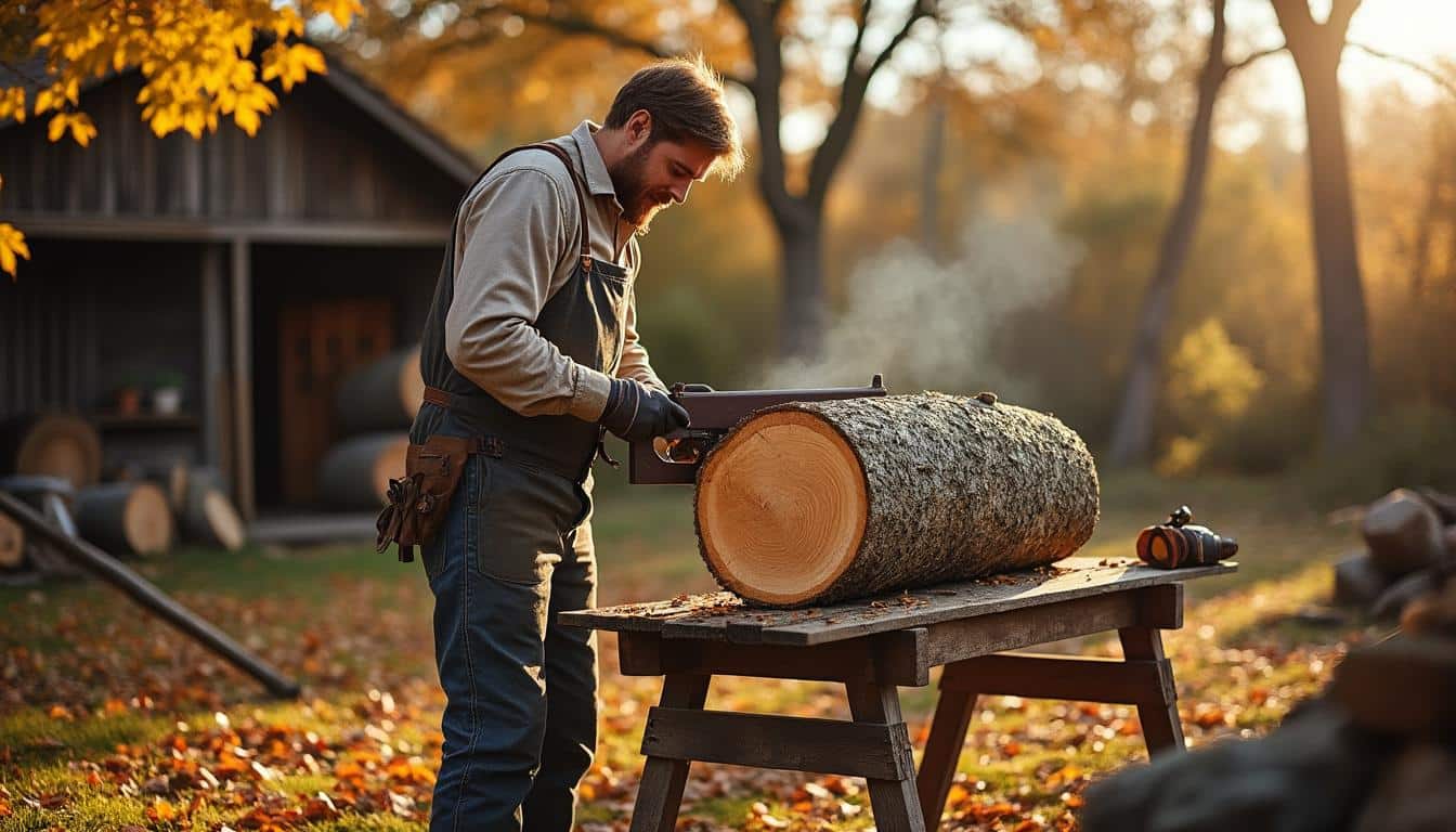 Scie pour les bûches : Guide complet pour choisir l’outil idéal