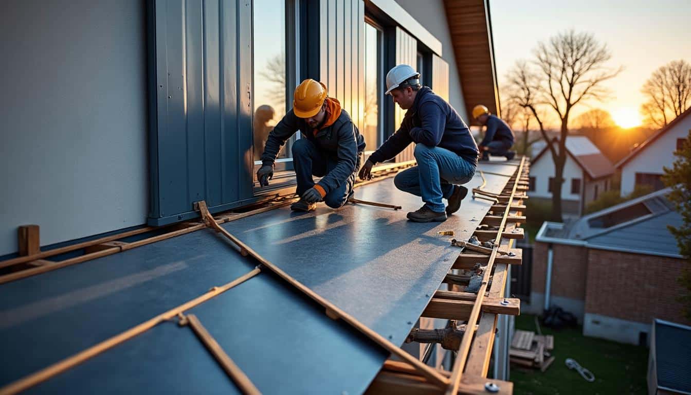 Illustration: Comprendre la toiture en bac acier : définition et spécificités