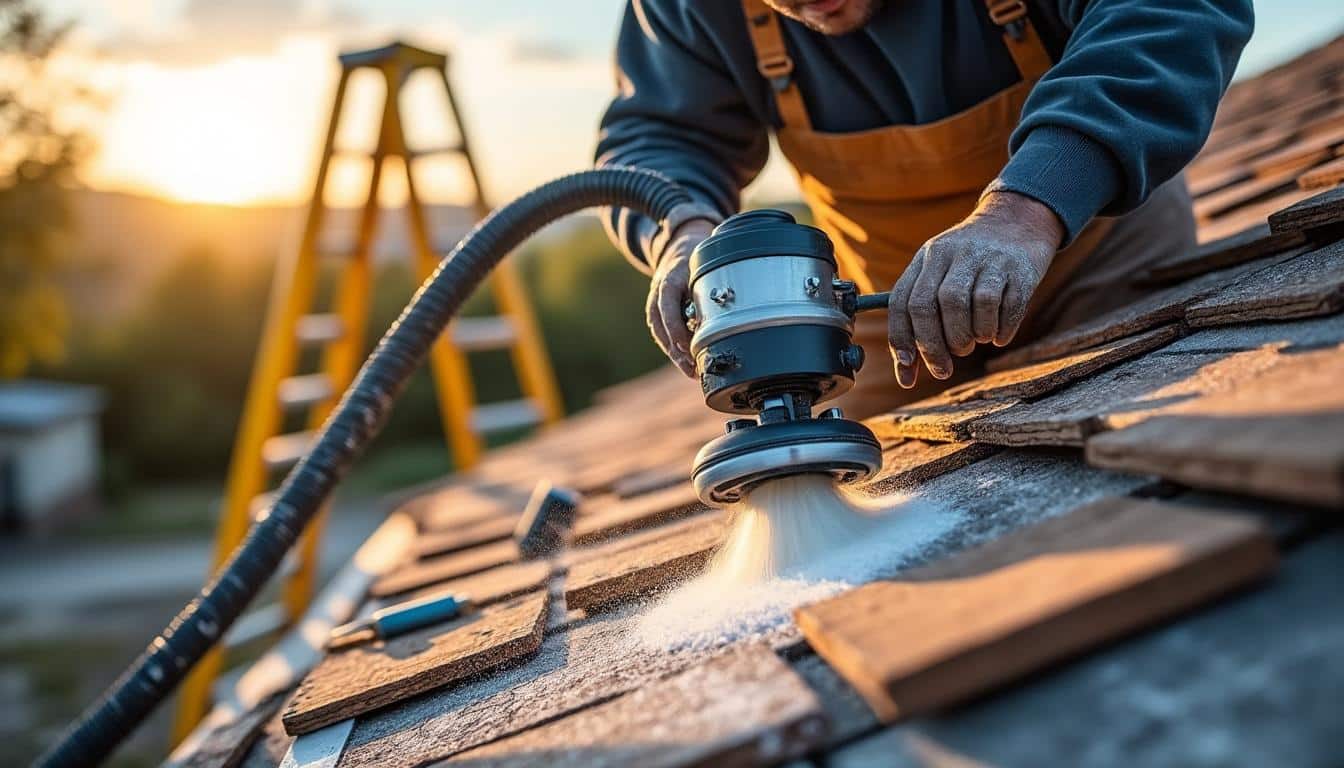 Illustration: Comprendre le rôle et les spécificités de la pompe pulvérisateur pour toiture