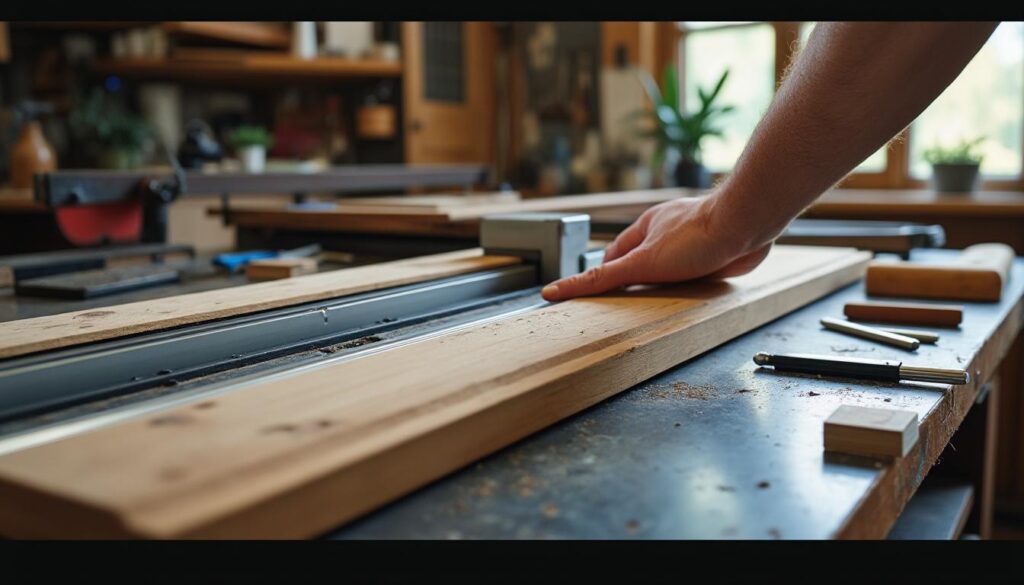 Rail coulissant pour scie sur table : guide complet et astuces