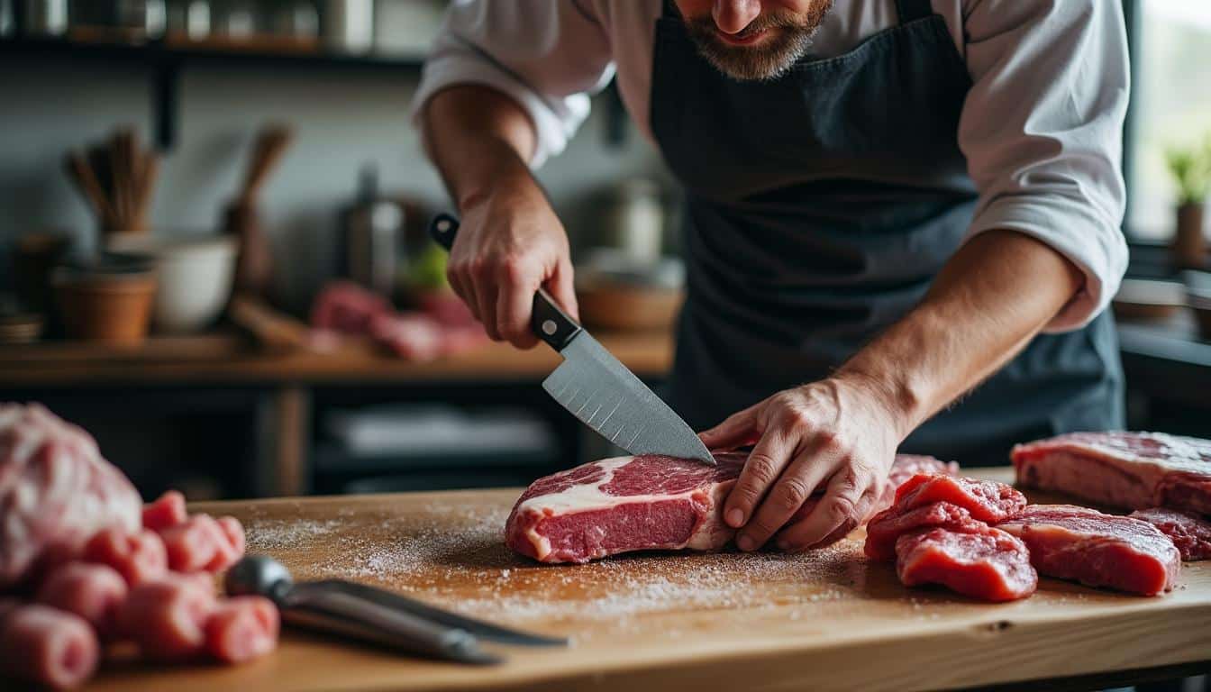 Illustration: Comprendre le rôle essentiel de la scie à os à main dans la découpe de viande et d’os