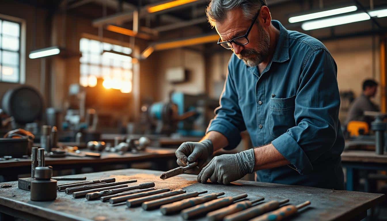 Illustration: Les lames adaptées pour bien scier l’acier et autres métaux