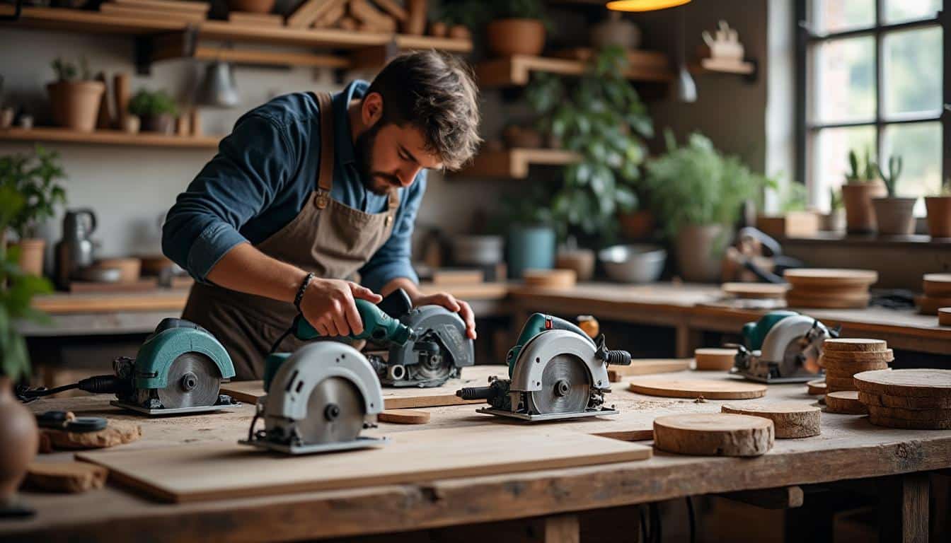 Illustration: Comprendre la scie circulaire électrique et ses différentes formes