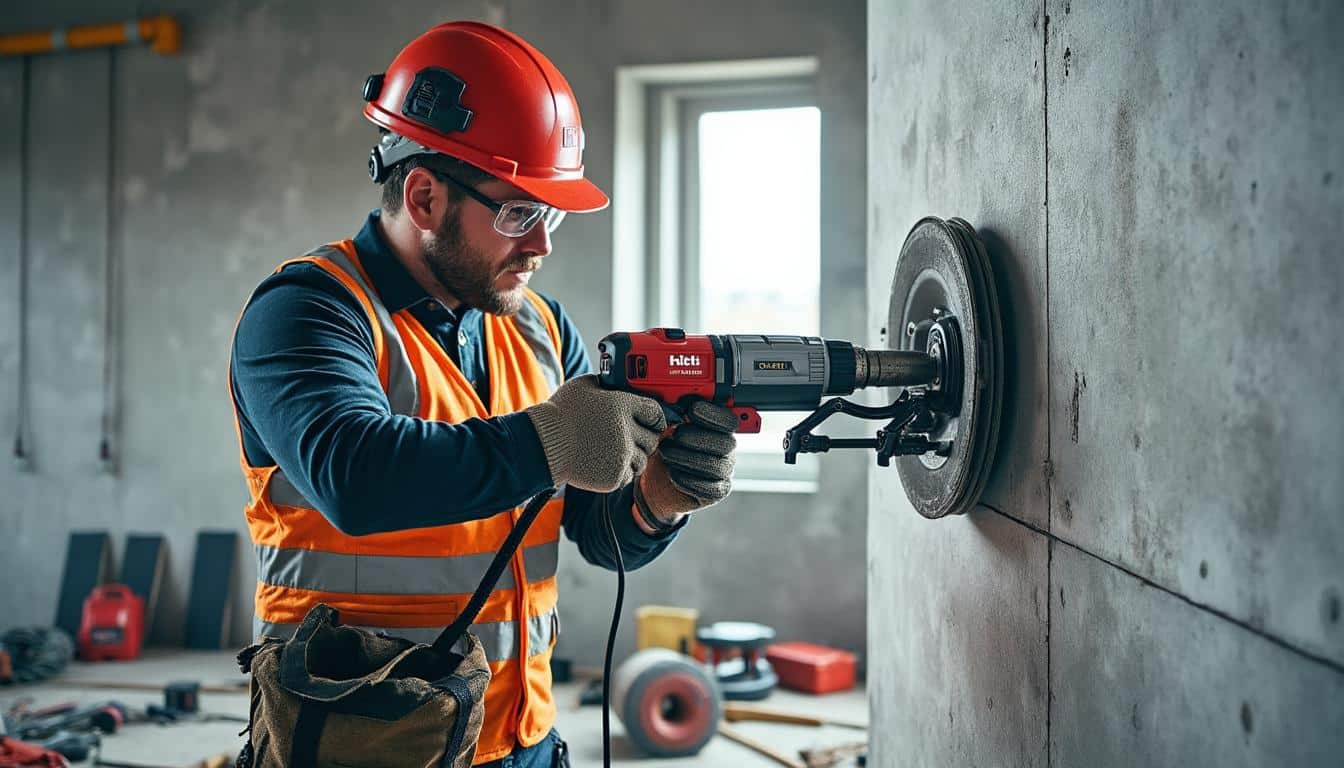 Illustration: Plongée technique dans la scie murale Hilti DST 10-CA