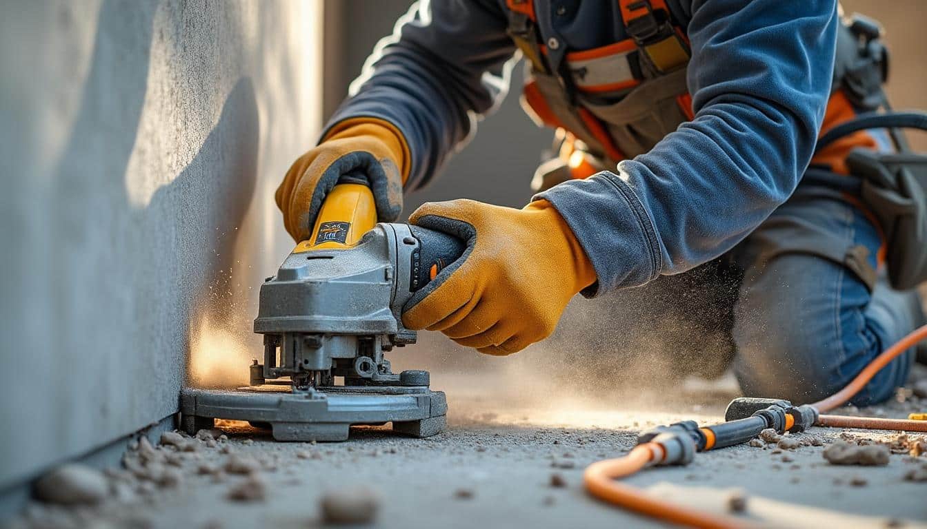 Scie murale Hilti : puissance et précision pour vos découpes