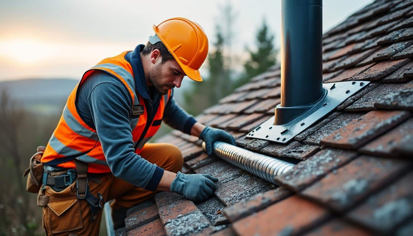 Illustration: Comprendre le rôle de la sortie de toiture pour un poêle à bois