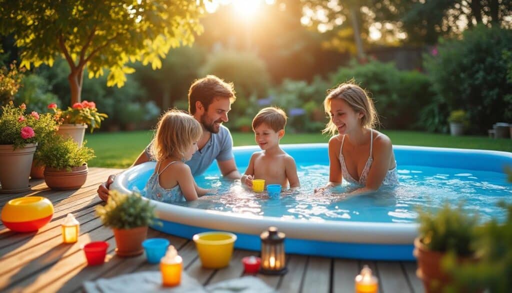 Aménagement autour de la piscine hors sol Intex : guide complet