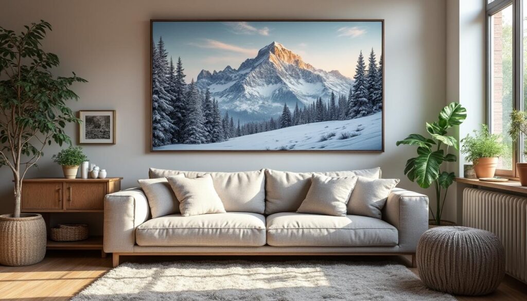 Décoration murale de montagne : astuces pour un intérieur chaleureux