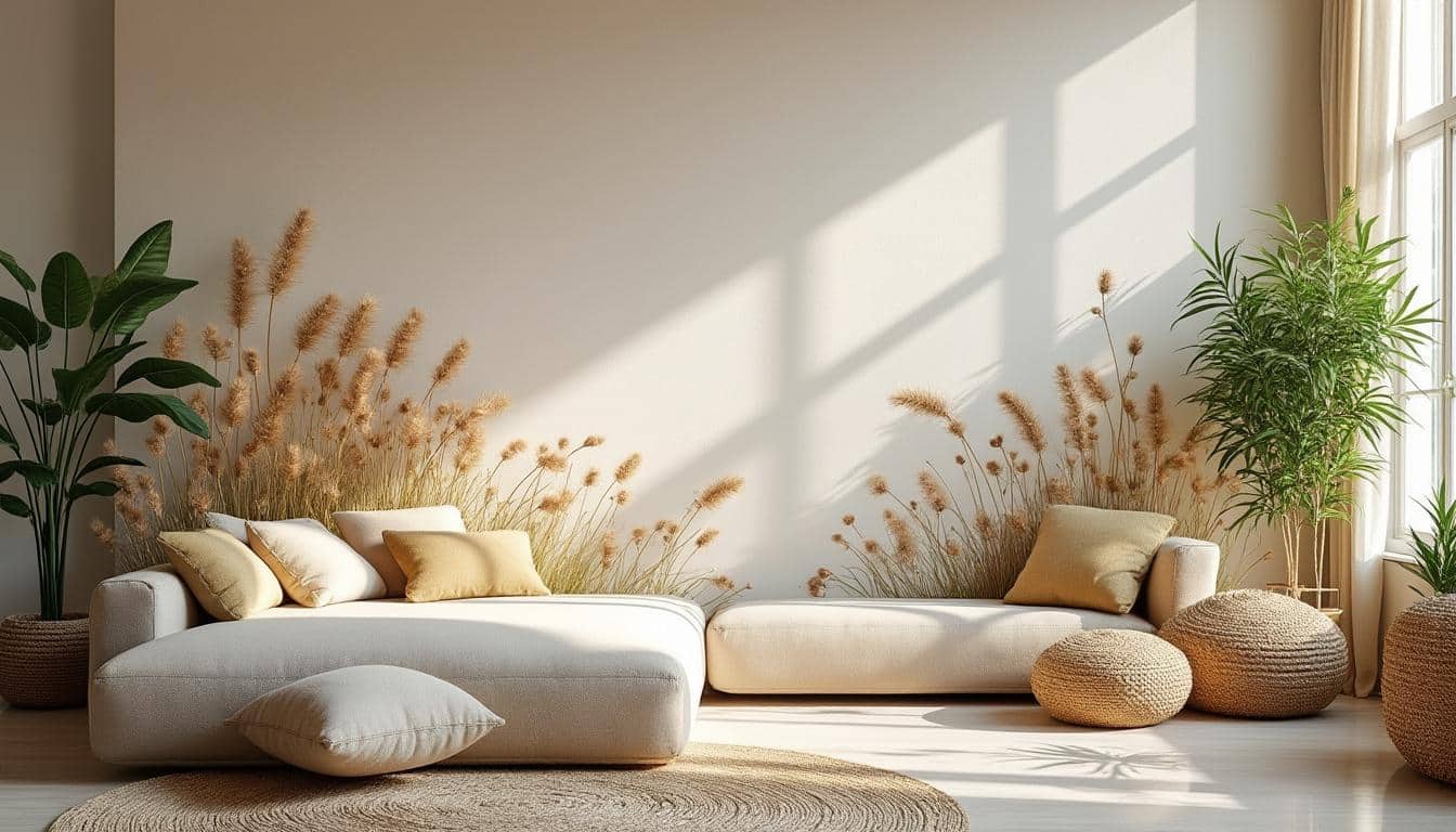 Illustration: Comprendre l’élégance naturelle de la décoration murale à base de pampa