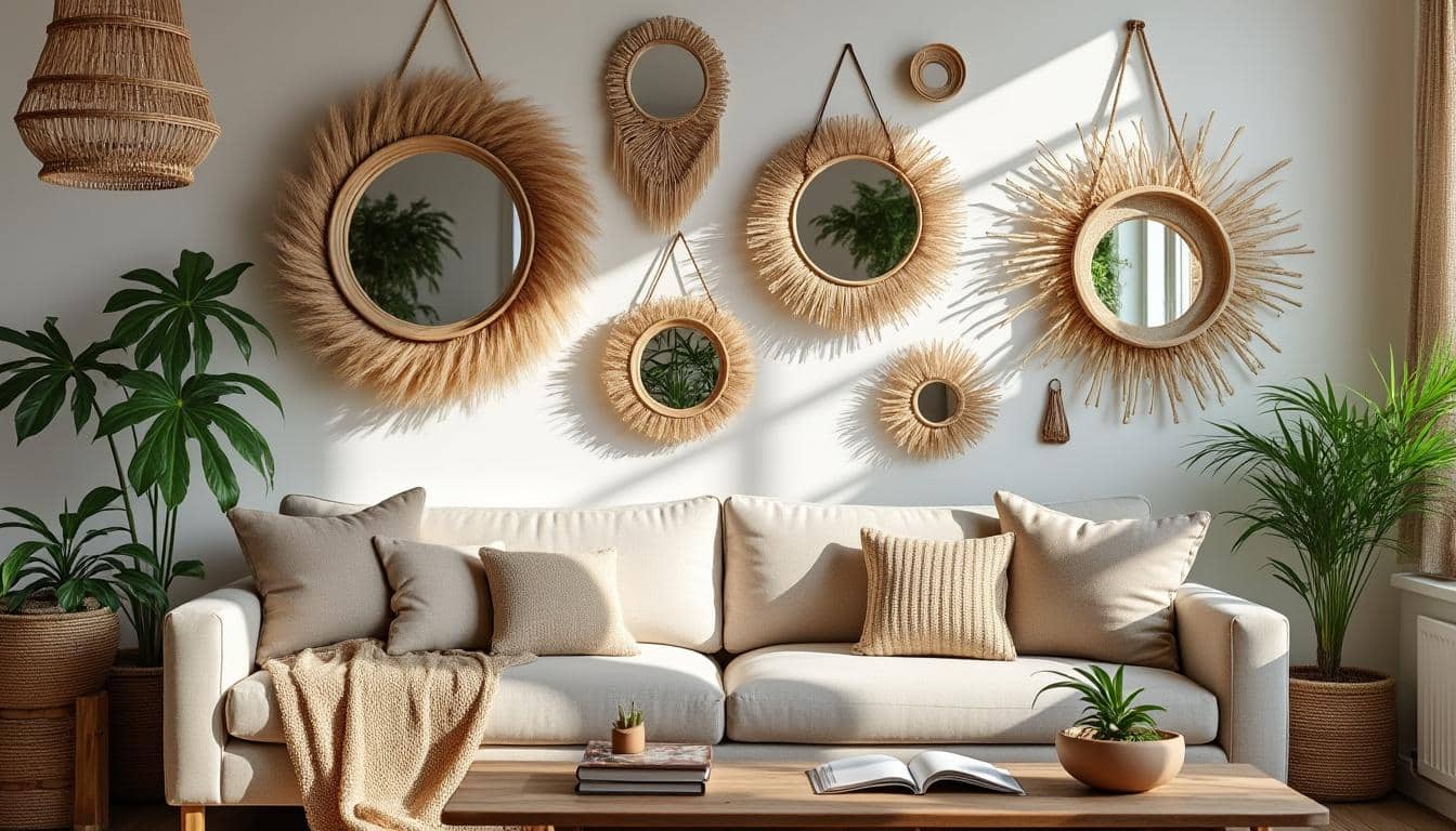 Illustration: Qu’est-ce que la décoration murale en raphia et pourquoi l’aimer ?