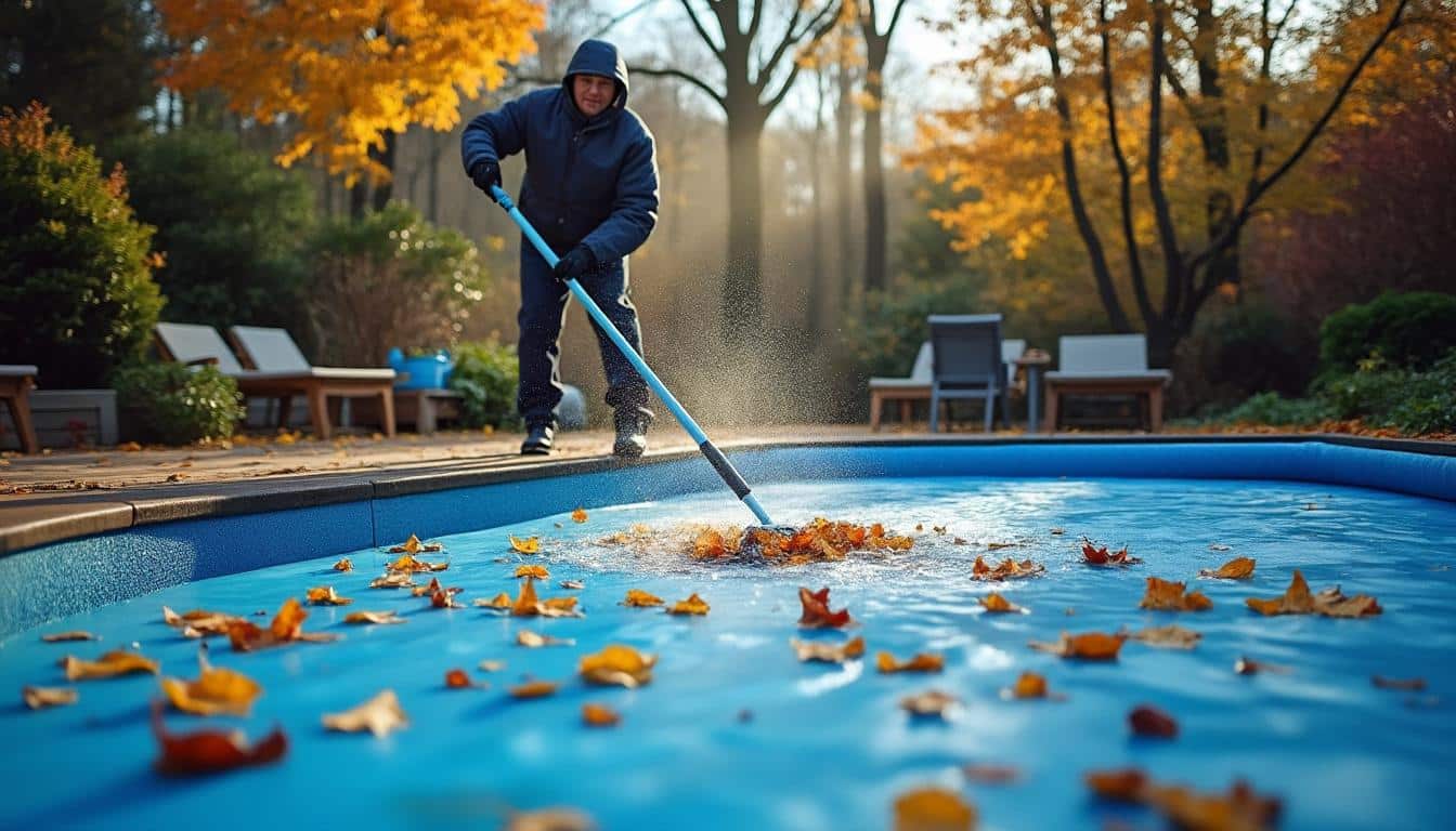Illustration: Pourquoi il est crucial de bien hiverner sa piscine hors sol cet hiver