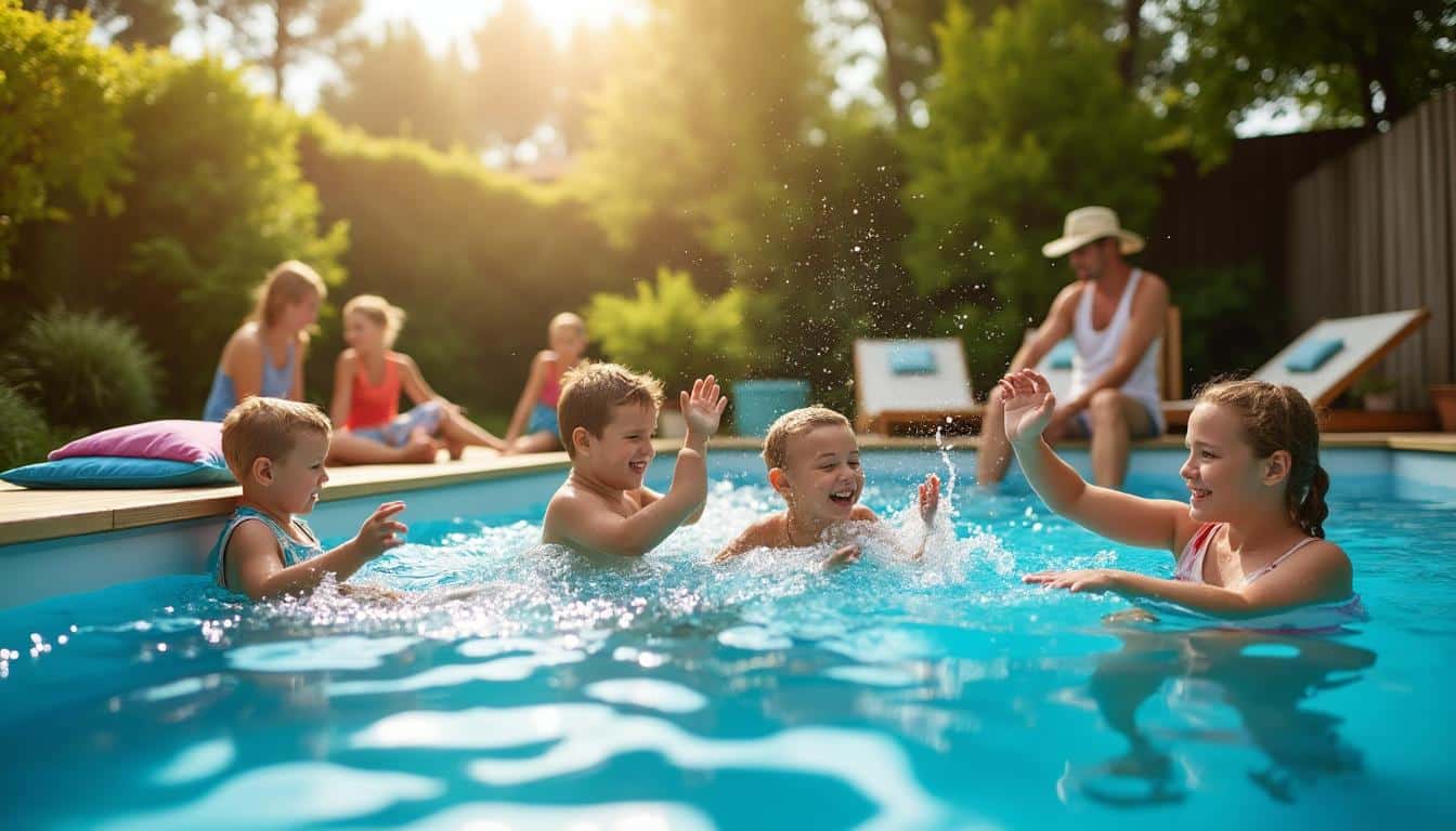 Illustration: Pourquoi opter pour une piscine hors sol de 10 mètres sur 5 mètres dans votre jardin ?