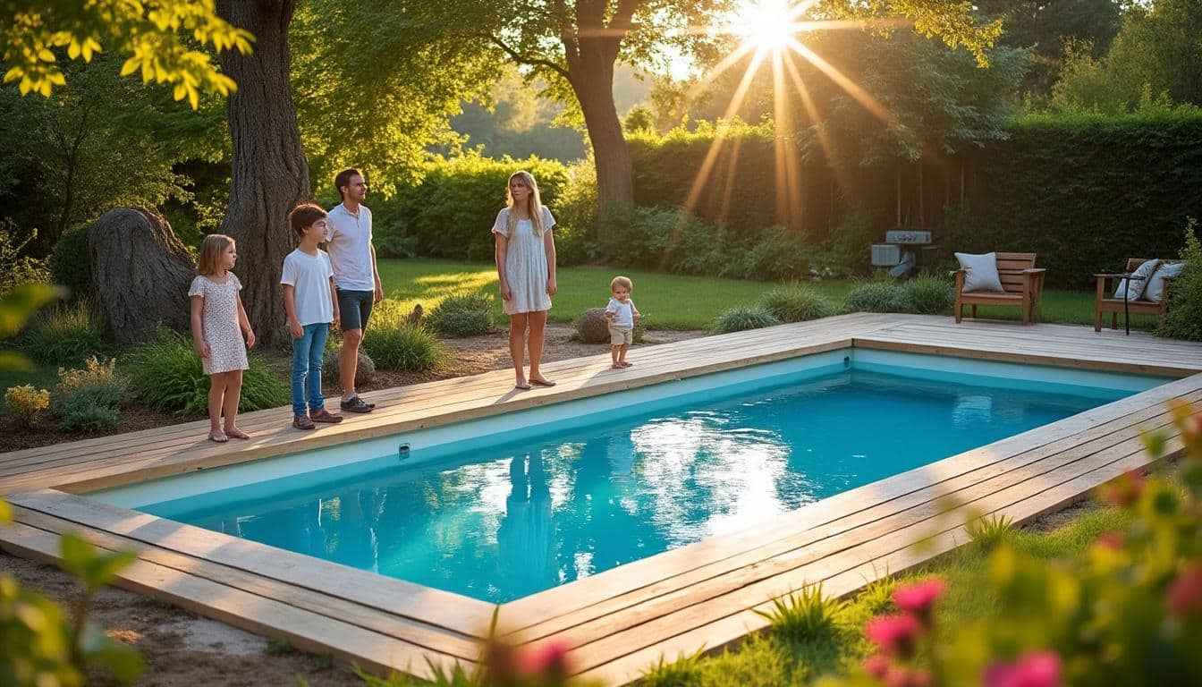 Illustration: Choisir le bon type de piscine hors sol pour un enterré partiel réussi