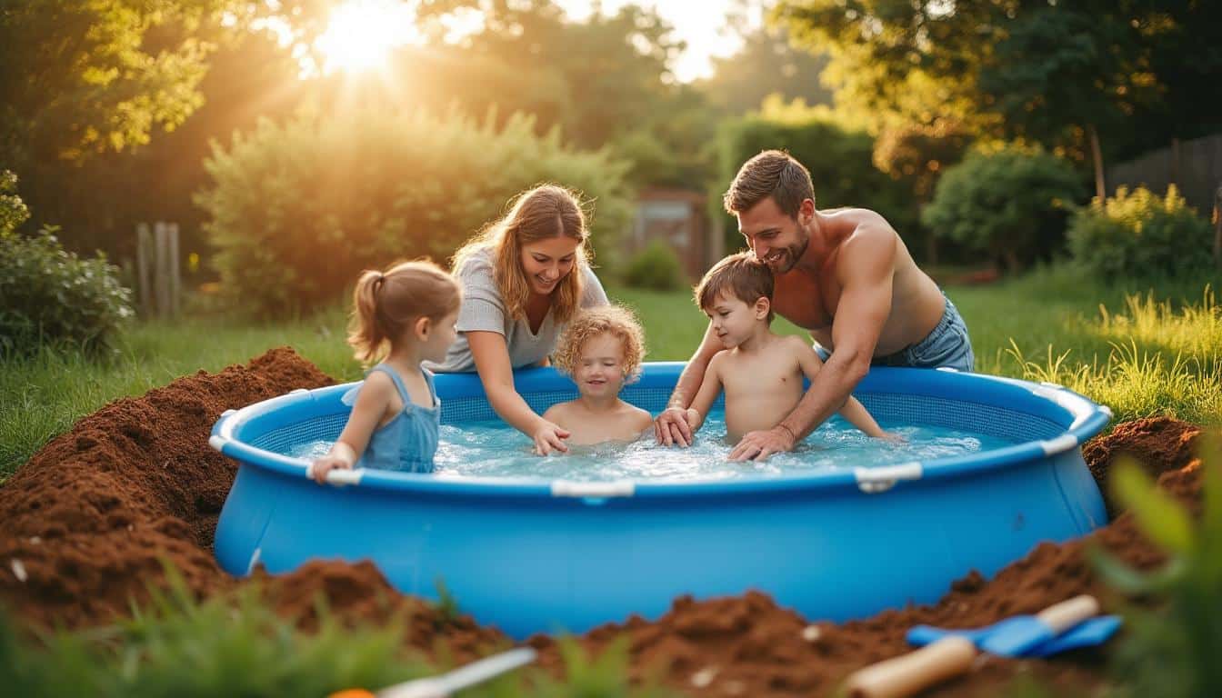 Piscine hors sol à enterrer : guide complet pour une installation réussie