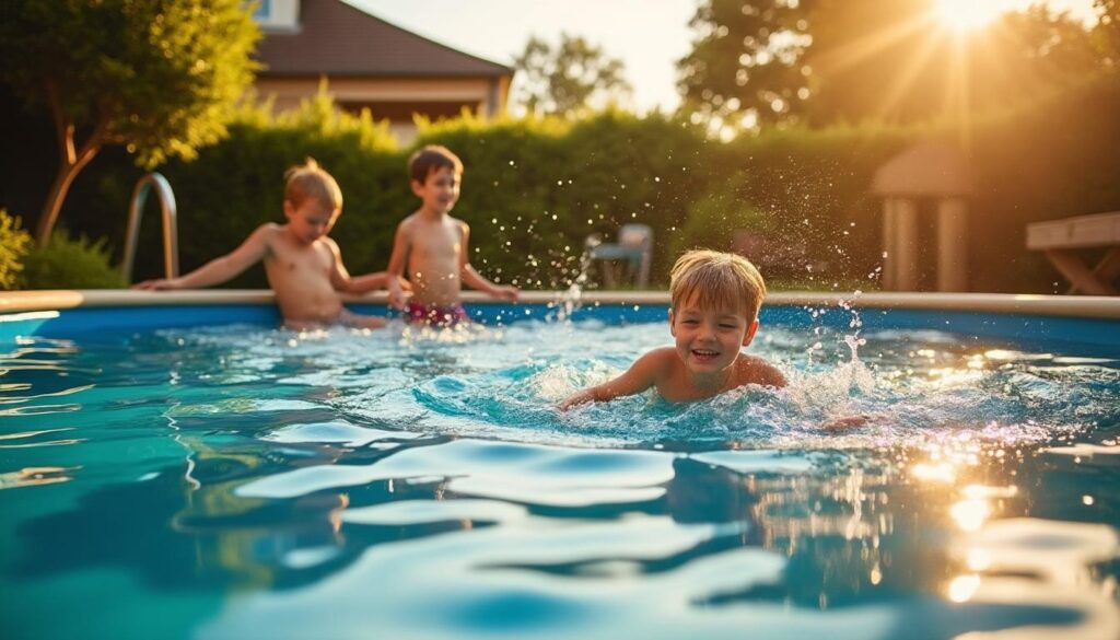 Piscine hors sol en tôle : robustesse et installation facile
