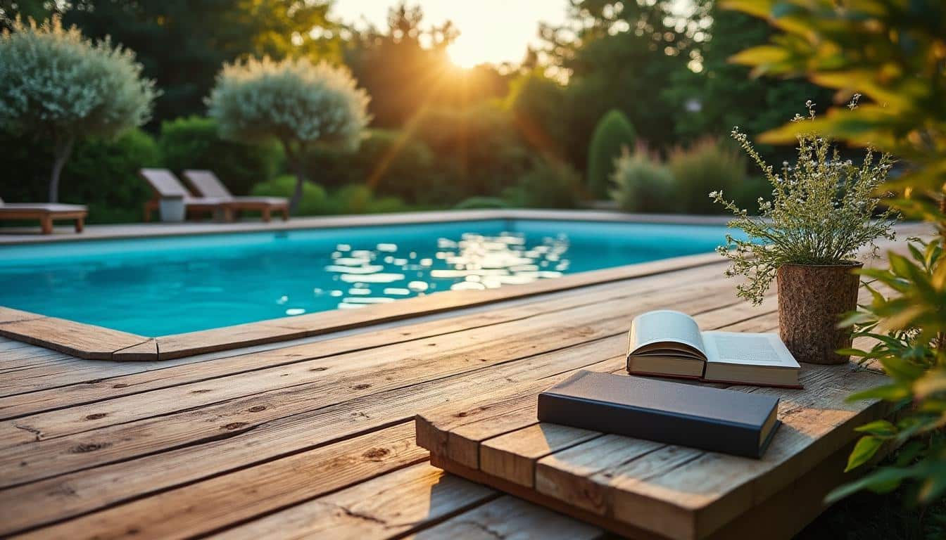 Illustration: Comprendre les caractéristiques d’un aménagement autour d’une piscine en bois