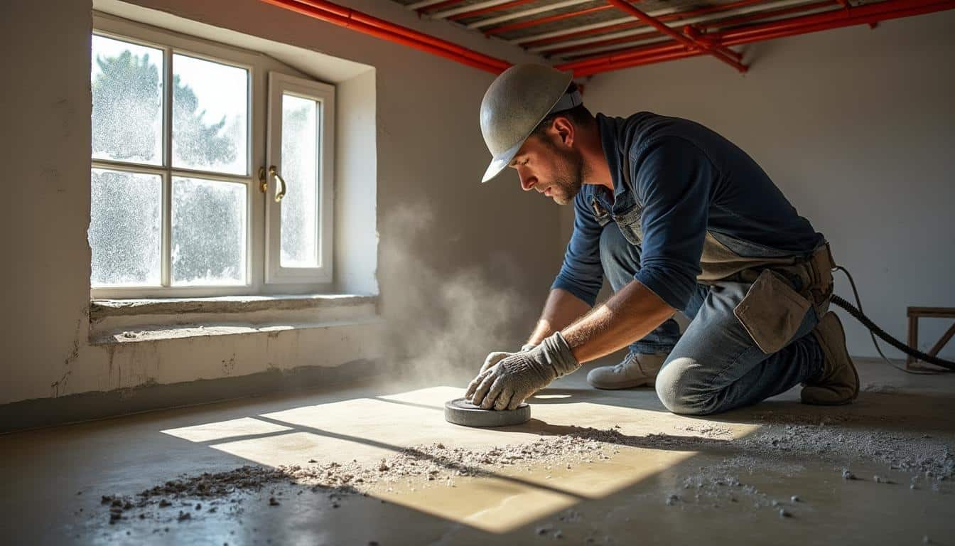 Chape sur le plancher chauffant : guide pour un chauffage optimal