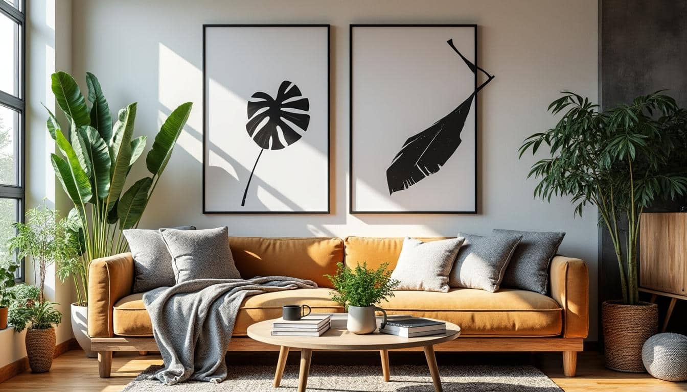 Illustration: Pourquoi opter pour une décoration murale noire dans votre intérieur ?