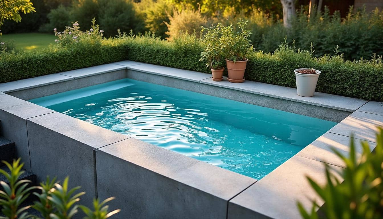 Illustration: Comprendre ce qu’est une mini piscine hors sol en béton