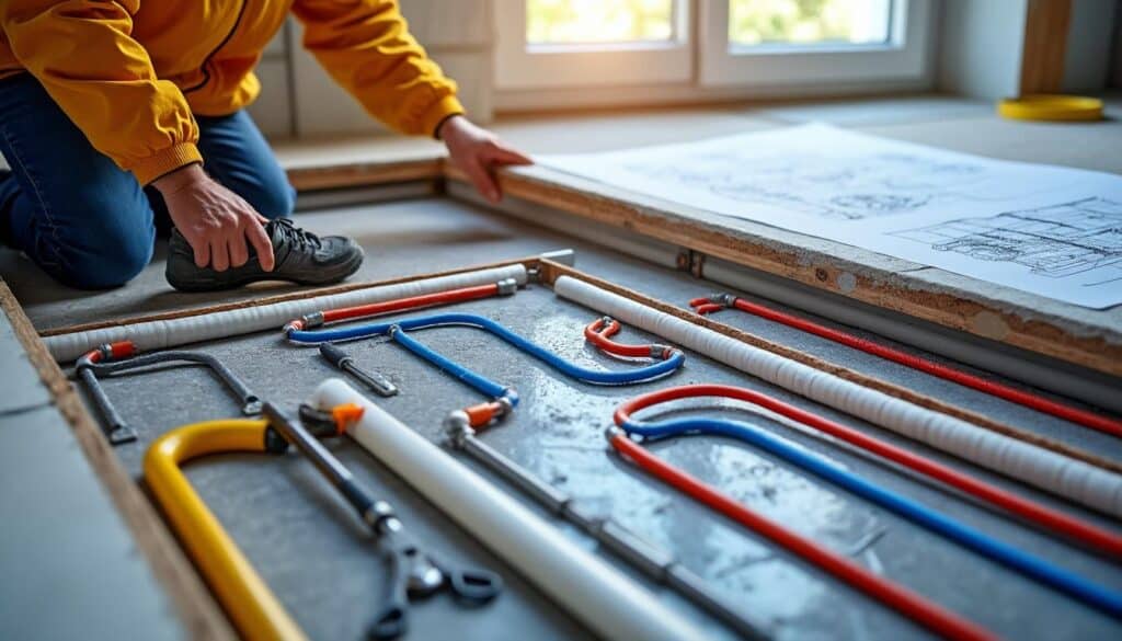 Schéma du plancher chauffant hydraulique : guide complet et conseils