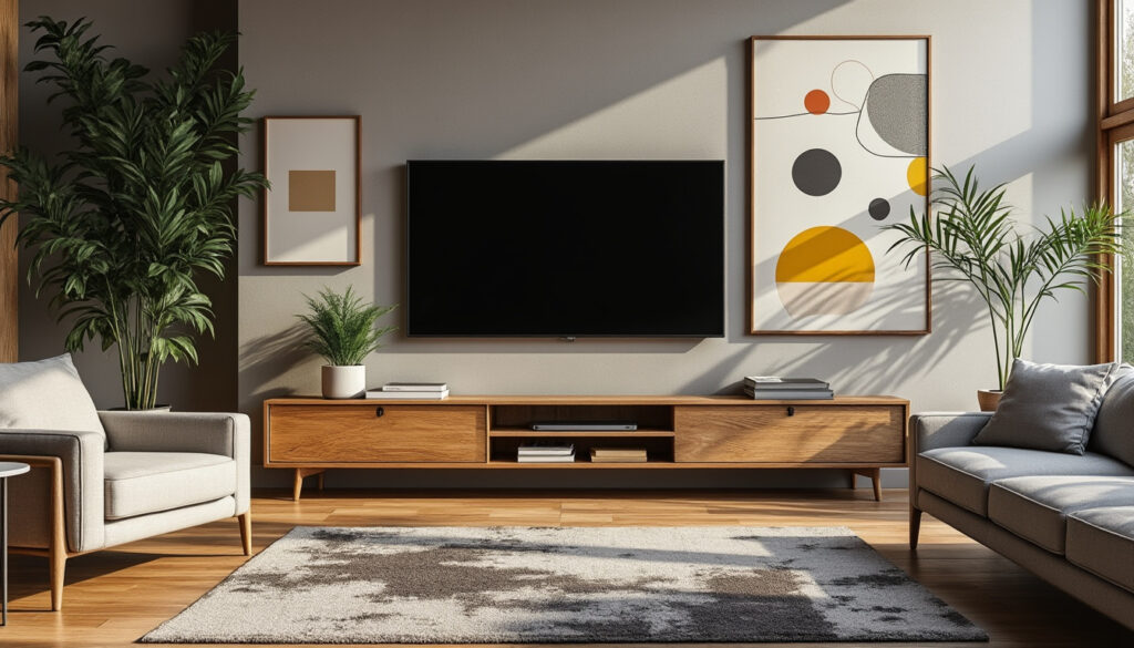 Décoration murale de la télé : astuces pour un salon harmonieux