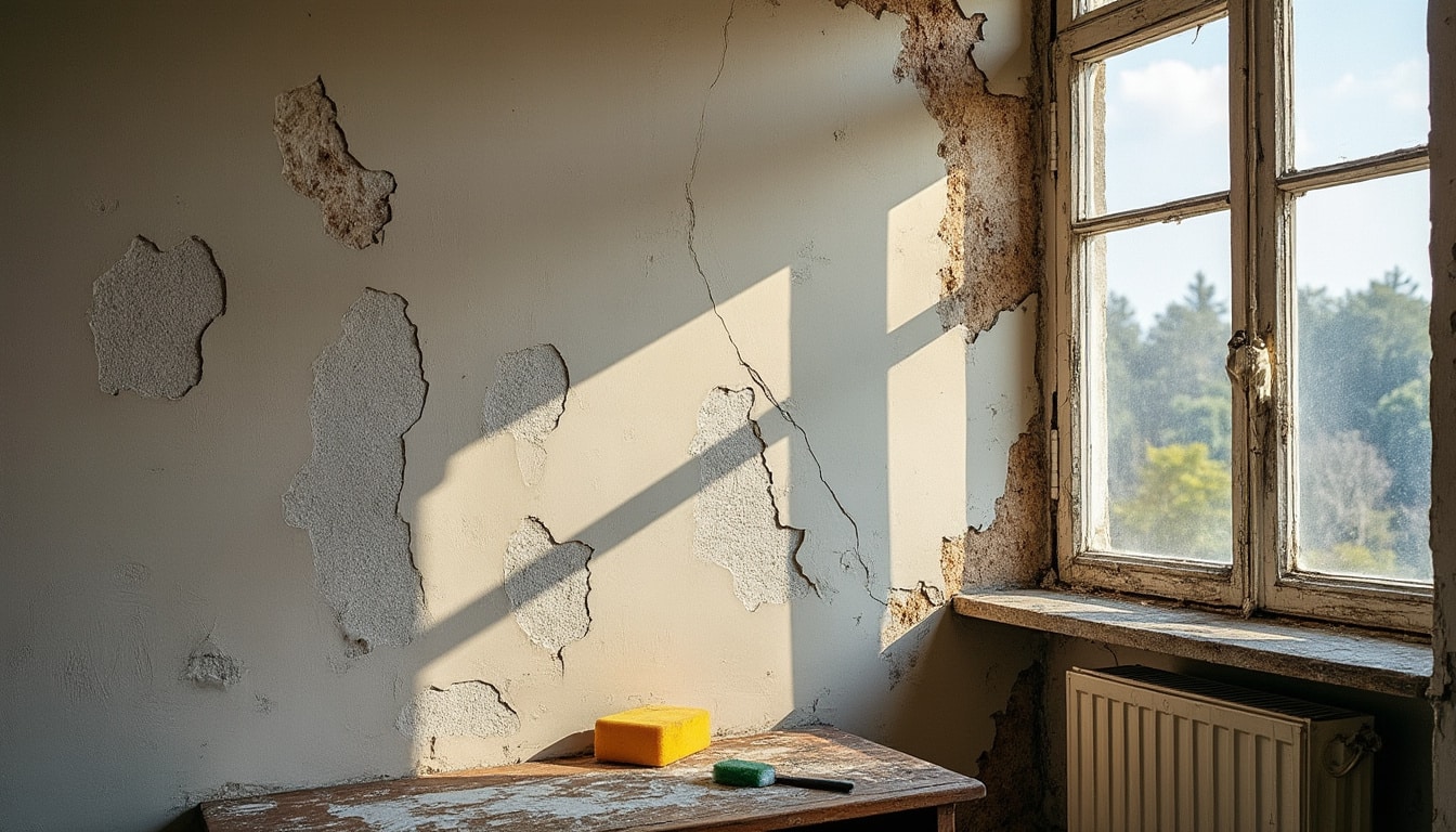 Illustration: Comprendre le phénomène de décollement de la peinture sur les murs