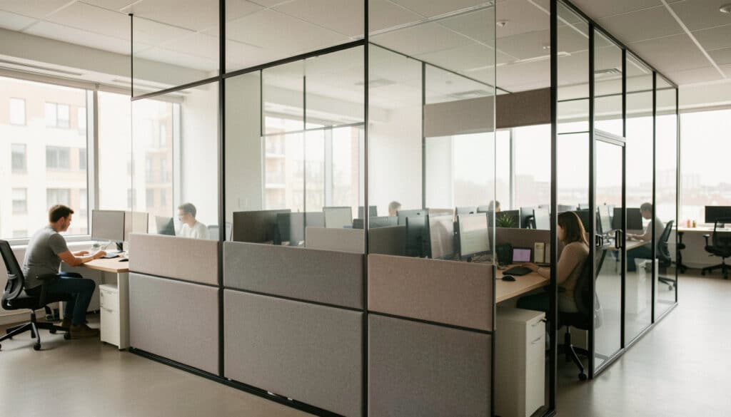 Cloison modulaire de bureau : usages, confort et choix